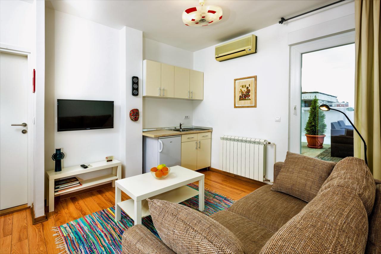 Arena Penthouse Apartments Belgrado Exterior foto